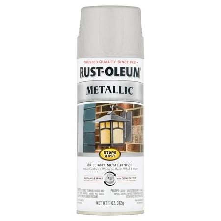 paint silver metallic rust oleum walmart stops oz