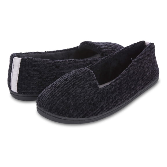 Women’s Rose Chenille Closed-Back Slippers