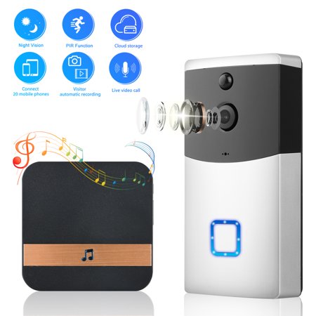 WiFi Video Doorbell 720P Smart Home Security Intercom