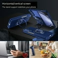 thumbnail image 4 of KOMI Compatible with Samsung Galaxy Z Fold 3, Magnetic Stand Ring Holder Shockproof Slim Cell Cover Protective,Phone Cover Case for Samsung Galaxy Z Fold 3, 4 of 5