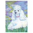 thumbnail image 1 of Toland Home Garden Bonnet Poodle 12.5 x 18 Inch Decorative Spring Puppy Dog Flower Portrait Garden Flag, 1 of 1