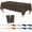 Brown, variant on Miaocao 2 Pack Plastic Tablecloths Disposable 54 x 108 Inch | Rectangle Table Cloths, Party Table Covers for Birthday, Picnic, Wedding, Baby Shower, Graduation