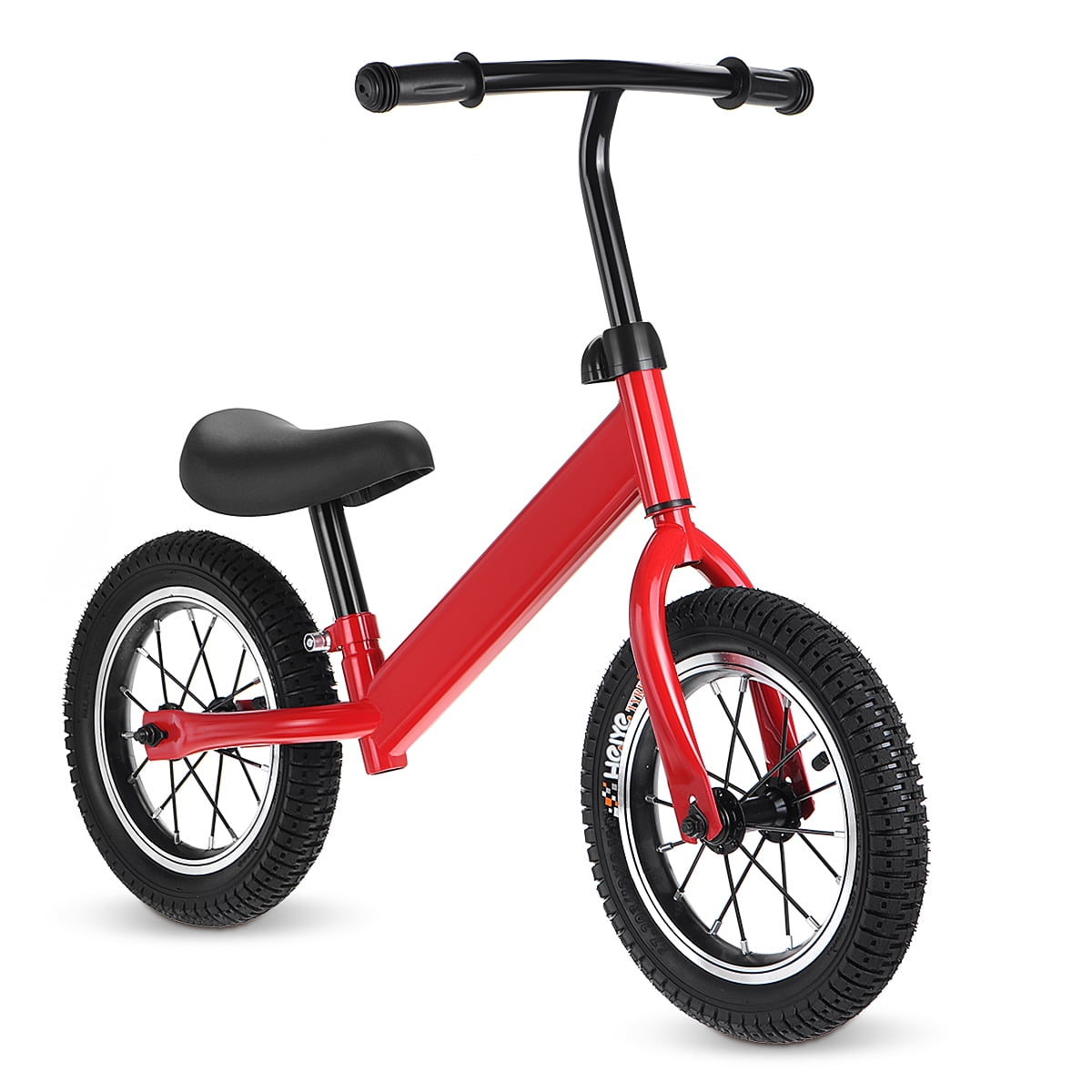 Unisex Children Balance Bike Kids No-Pedal Learn Ride Pre Bike 12" Adjustable 