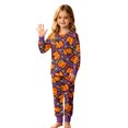 thumbnail image 2 of Angala Halloween Pajamas For Big Boys Girls Pumpkin Graphic Pjs Outfits Long Sleeve Pants Set Kid Fall Homewear, 2 of 4