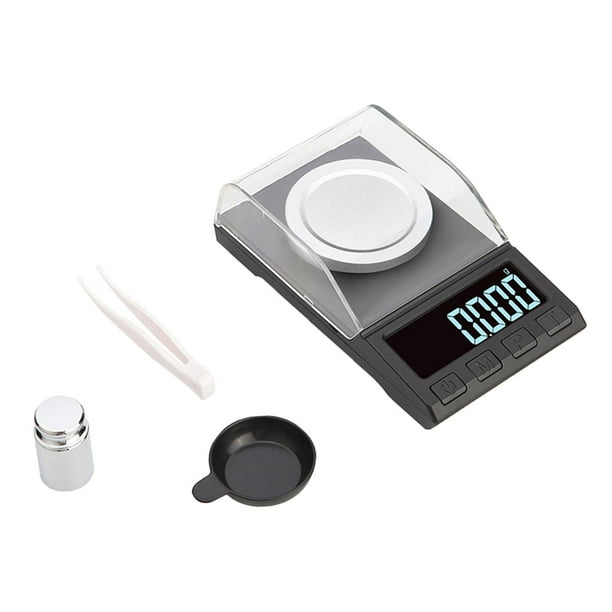 Báscula digital para joyería de 0,001 g, báscula de bolsillo de alta precisión, báscula para gemas con 50 gramos