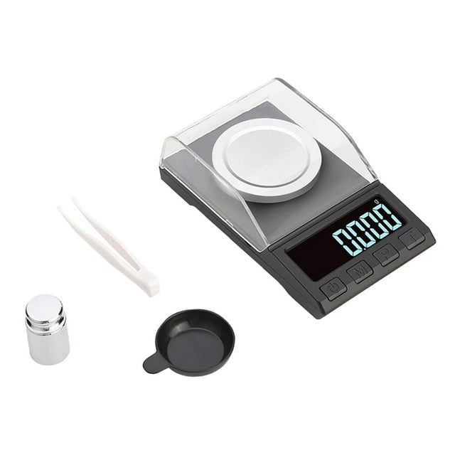 Báscula de Alta Precisión Jinwen para Joyas con Retroiluminación LCD Recarga USB 50 Gramos