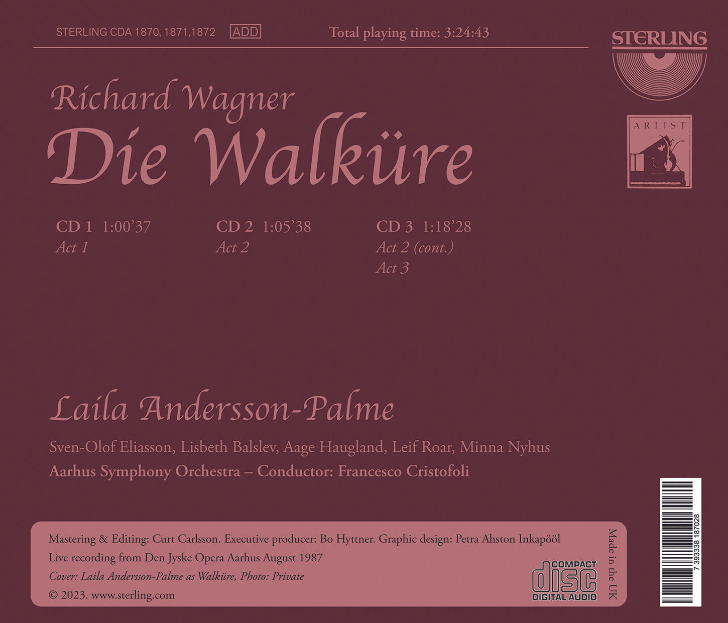 Richard Wagner - Die Walkure - An Opera in Three Acts - Music