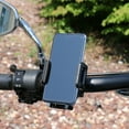 thumbnail image 5 of Hot Leathers MPA1805 Black Motorcycle Cell Phone Holder One Size, 5 of 6