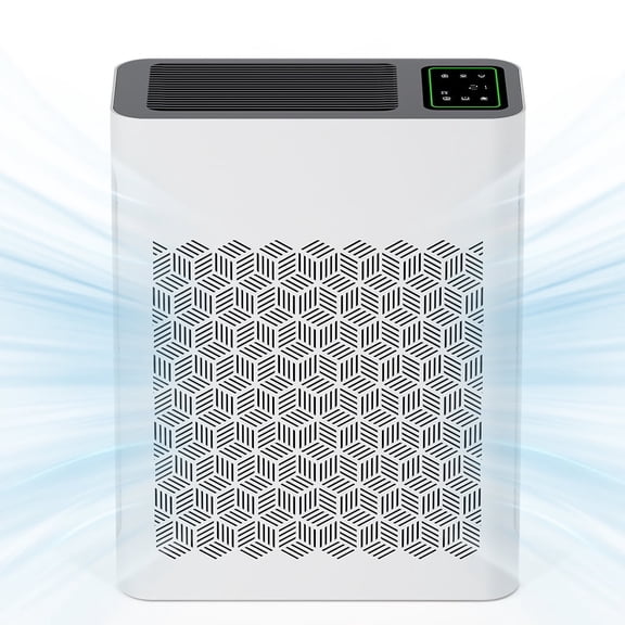 Air Purifier for large rooms up to 1095 sq. ft. with PM 2.5 display and air quality sensor, auto mode, timer - filters smoke, pollen, pet dander and allergens