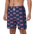 thumbnail image 5 of Mens Uk Flag Union Jack Swimming Trunks with Compression Liner Beach Quick Dry Swim Shorts, 5 of 6
