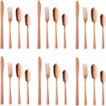 thumbnail image 2 of AMERTEER Silverware Set Flatware Set Stainless Steel Dinnerware Set for 6  24-Piece Cutlery Set  Silver, 2 of 8