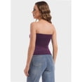 thumbnail image 2 of Strapless Crop Tube Tops for Women Solid Color Trendy Sexy Cami Tops, 2 of 4