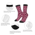 thumbnail image 3 of Rocae Rose Leopard Print for Girls Boys Crew Socks,Children's Socks, Kids Socks, Toddler Socks: Daily Wear with Kids School Uniform, 3 of 5