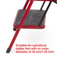 thumbnail image 2 of Uxcell Almohadilla para pies de escalera, Almohadilla antideslizante de goma para escalera, Accesorios de reemplazo para escalera, Gris, 4Pack, 2 of 6