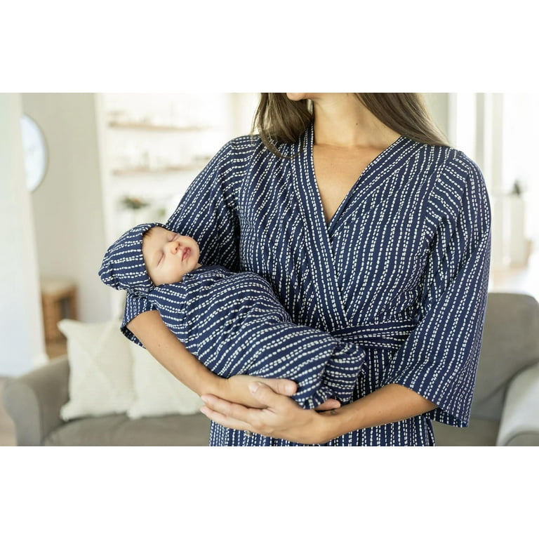 Postpartum robe and swaddle set hotsell