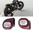 thumbnail image 3 of Snail Horn, Car Speaker 1 Pair Waterproof  for Automobile and Motorcycle for Improving Riding or Driving, 3 of 8