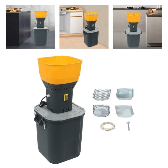 110V 1300W PP Electric Grain Grinder, Agricultural Feed Grain Mill Grinder, 5 Grinding Modes