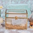 thumbnail image 3 of Tarjetero NCYP Wedding con sobre dorado de cristal, 3 of 6