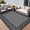 Black/Gray, variant on Outdoor Rug, Waterproof Reversible Patio Rug, Extra Large Plastic Straw Area Rug for Camping, RV, Backyard