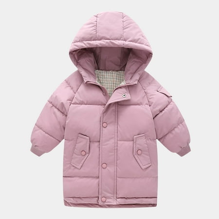 

Winter Savings Clearance! Dezsed 2-9Years Children S Winter Down Jackets Fashion Boys Girls Cotton-Padded Hooded Parkas Kids Outerwear Long Coats With Zipper Teenage Overcoats
