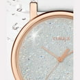 thumbnail image 2 of Timex Women's Crystal Opulence White/Rose Gold 38mm Dress Watch, Leather Strap, 2 of 3