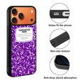 thumbnail image 2 of WIRESTER Shockproof Soft Rubber Cover Case for Apple iPhone 17 Pro Max 6.9" 2025, Purple Composition Book, 2 of 5