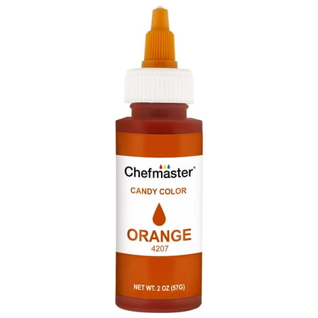 Chefmaster by US Cake Supply 2-Ounce Liquid Candy Food Color Color Orange