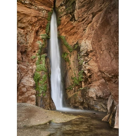 USA, Arizona, Grand Canyon, Colorado River Float Trip Dear Creek Falls Print Wall Art By John