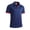 Navy, variant on Mens Polo Shirts Short Sleeve Casual Breathable Button Placket Tops Quick Drying Stretch Thin T-Shirt Activewear Clothing Size S