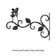 thumbnail image 5 of Naiovety Gancho de planta decorativo de hierro negro hermoso y de moda - Para comederos de pájaros El metal es resistente Hada de pie Type2 NO2, 5 of 6
