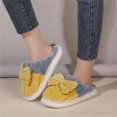 thumbnail image 2 of Vedolay Women's Slippers Cute Plush Slippers House Non-Slip Indoor Warm Shoes Yellow,39, 2 of 5