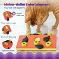 thumbnail image 5 of Nina Ottosson by Petstages Melon Madness Puzzle & Play Cat Game, Pink, One-Size, 5 of 8
