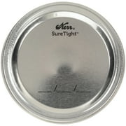 Kerr Glass Mason Jar W/ Lid & Band, Wide Mouth, 8 Ounces, 12 Count
