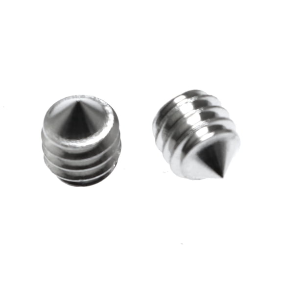 ZANHUA-Set Screws 20pcs #8-32 x 3/16" Stainless Steel Cone Point Grub Screw/Set Screws for Door Handle, Bathroom