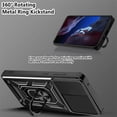 thumbnail image 5 of for Xiaomi Poco F5 5G Case with Slide Camera Cover for Men, Military Grade Drop Protective Phone Cover Case with Ring Kickstand for Xiaomi Redmi Note 12 Turbo 5G/Xiaomi Poco F5 5G SJ Blue, 5 of 9