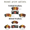 thumbnail image 2 of Mens Leather Wallets Ostrich Snakeskin Alligator Print Trifold Bifold to Choose, 2 of 32