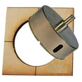 thumbnail image 2 of 4 1/2" Diamond Hole Saw 4 1/2 in Diamond Hole Saw for Toilet Flange Shower Valve 4 1/2 inch Diamond Hole Saw for Porcelain Tile with 4 1/2 Diamond Hole Saw Guide for 4.25" Diamond Hole Saw Bit, 2 of 4
