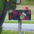 thumbnail image 4 of GZHJMY Vintage Blooming Roses Sugar Skulls Magnetic Mailbox Cover Large Size Mailbox Wraps MailWraps Post Letter Box Cover Garden Yard Oversized 25.5 x 21 inch Home Decor, 4 of 7
