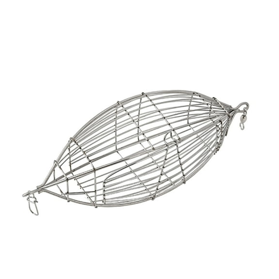 Stainless Steel Baits Cage Basket Feeder Holder Practical Catfishes Baits Holder