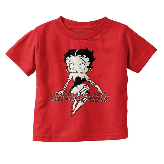 Betty Boop Zombie Love Attitude Youth T Shirt Tee Girls Infant Toddler Brisco Brands 6M