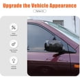 thumbnail image 4 of TINKI Side Door Rear View Mirror Cap Cover Trim Compatible with Honda Pilot 2003 2004 2005 2006 2007 2008 Accessories, 4 of 7