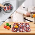 thumbnail image 4 of Ryvnso Tie Dye Flower Dish Drying Mat for Kitchen Countertop 16x18 Small Dish Pad Drainer Rack Dish Sink Mats, 4 of 7