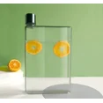 thumbnail image 3 of Botella A6 Botella de agua plana Libro transparente portátil Bloc de papel Botella plana Hervidor de bebidas plano Botellas para cuadernos, 3 of 6