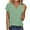 Mint Green, variant on ZUKMRJPC Womens Tops Spring Summer V Neck Short Sleeve Solid Color Basic T-Shirts Casual Loose Fit Trendy Fashion Tees