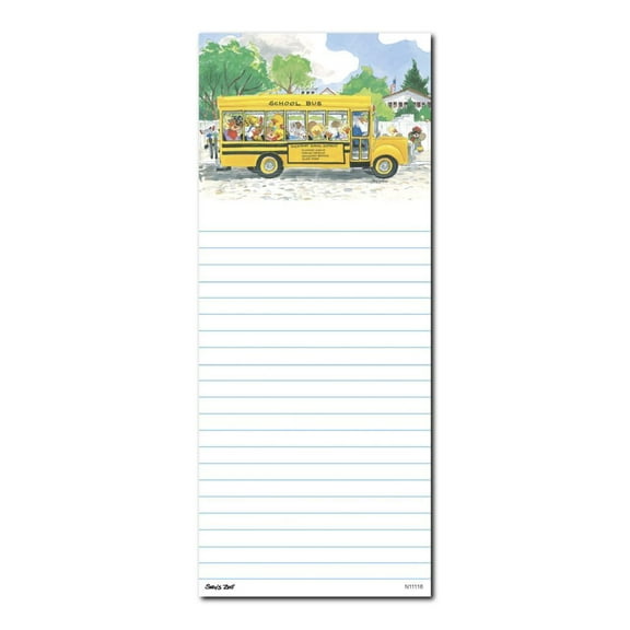 Suzy's Zoo Memo Note Pad, "Duckport Schoolbus" 11116