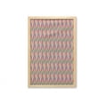 thumbnail image 1 of Ikat Wall Art with Frame, Funky Colored Geometric Zigzag Stripes in Contrasting Tones Retro Fashion Repetition, Printed Fabric Poster for Bathroom Living Room, 23" x 35", Multicolor, by Ambesonne, 1 of 2