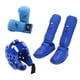 thumbnail image 4 of Equipo de entrenamiento de karate con espinilleras, calzado, casco de entrenamiento de boxeo, para artes marciales de sparring, Sanda, Grappling Azul XL, 4 of 8