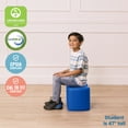 thumbnail image 6 of ECR4Kids SoftZone Toddler Modular Stool Seating Set, Classroom Furniture, Blue, 2-Pack, 6 of 9