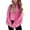 Hot Pink, variant on Vedolay Women's Sweaters Solid Color Knitted Sweaters and Pullovers Tops for Women Grey,S