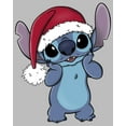 thumbnail image 2 of Men's Lilo & Stitch Santa Surprise Graphic Tee Silver Medium, 2 of 4